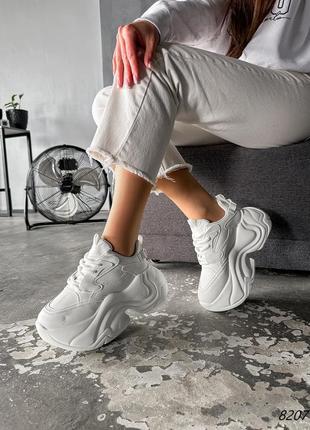 Кросівки білі масивні10 фото