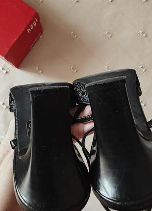 Черные кожаные плетеные туфли6 фото