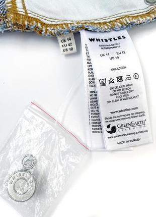 Джинсова спідниця whistles, xl9 фото