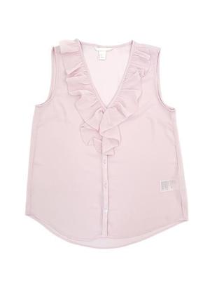 Пудрова блузка h&m, s 3