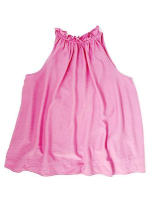 Красива рожева блузка без рукавів marks&amp;spencer, xl5 фото