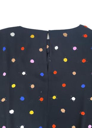 Стильна блузка в яскравий горошок warehouse, xl/xxl9 фото