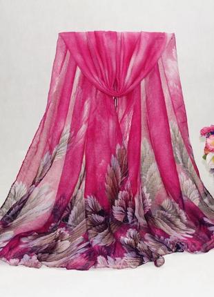 180*80 см люксовый большой женский модный шарф с узором