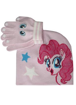 Шапка и перчатки для девочки pony primark