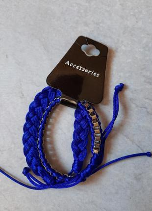 Плетені браслети 2 шт