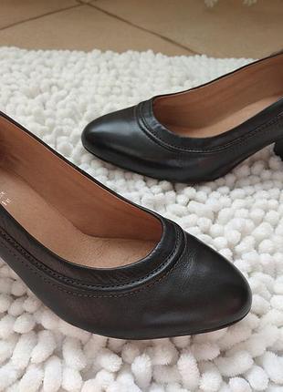 Мега удобные кожаные туфли, туфли clarks 39р