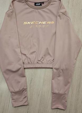 Фирменный skechers кофта свитшот женственный3 фото