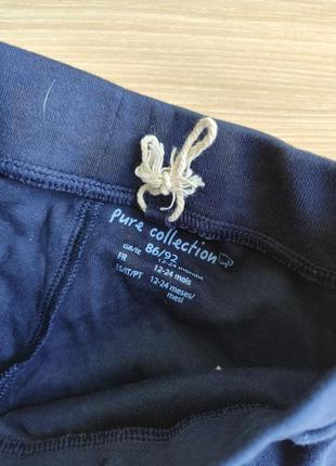 Дитячі легкі бавовняні штани джогери   lupilu3 фото