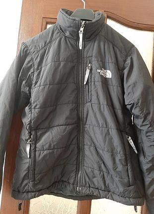 Куртка the north face ,xs синя