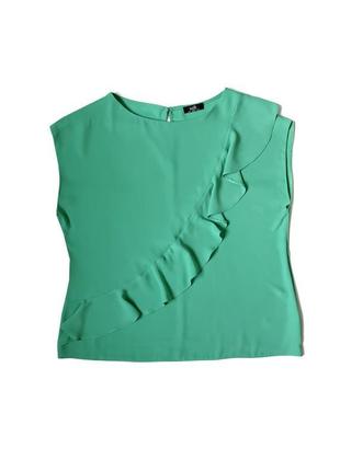 Стильна блузка з воланом wallis, xl-xxl1 фото
