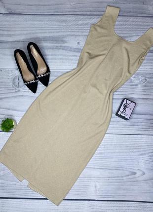 Сукня міді з розрізом