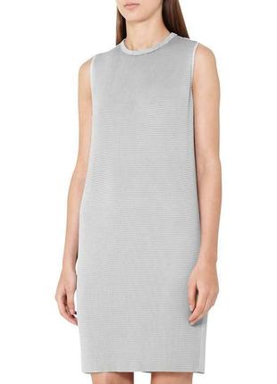 Шикарна сукня футляр з плісировкою reiss beya, xxs/xs
