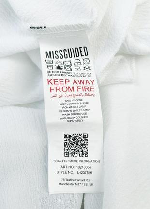 Біле пляжне плаття missguided, m8 фото