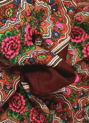 Платок украинский народный платок шерстяной винтаж1 фото