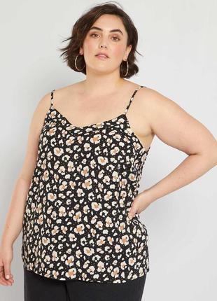 Стильний топ на тонких бретельках kiabi, xxxl