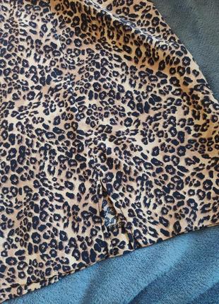 Леопардовая юбка 48 размер primark3 фото
