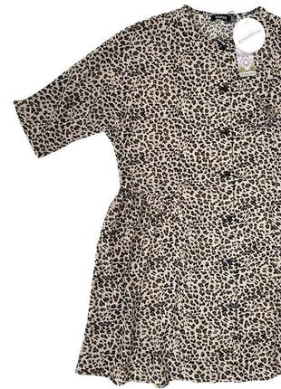 Леопардова сукня boohoo у вільному стилі, s/m6 фото