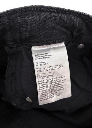 Чорні джинсові шорти h&m, xxs10 фото