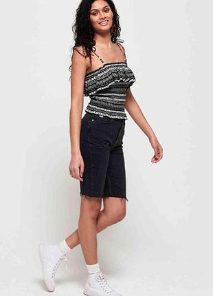 Літній топ superdry layla smocked cami, xs/s