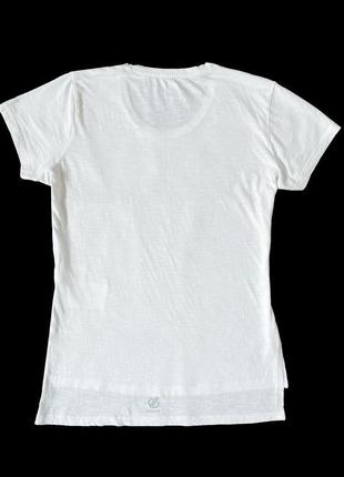 Біла бавовняна футболка dare2b, l7 фото