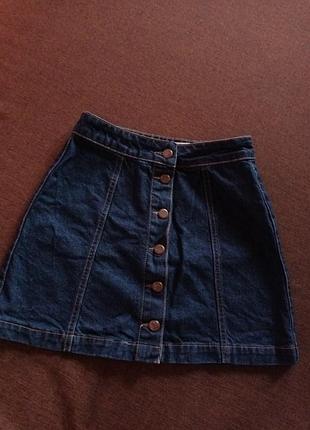 Юбка на пуговицах