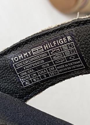 Оригинальные босоножки tommy hilfiger iconic elba corporate ribbon7 фото