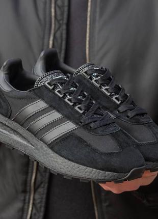 Мужские кроссовки adidas retropy f2 full black