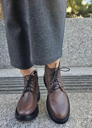 Натуральная кожа замша все размеры много цветов ботинки деми зима