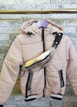Курточка+бананка на девочку