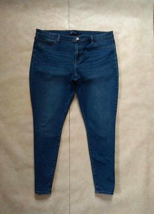 Брендовые джинсы скинни с высокой талией gap, 18 размер.1 фото