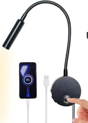 Настенный светодиодный светильник yndd ‎zh-2053 с сенсорным переключателем (теплый белый 3000 к)