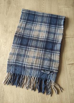 Шикарный мужской шерстяной шарф superfine, шотландия1 фото