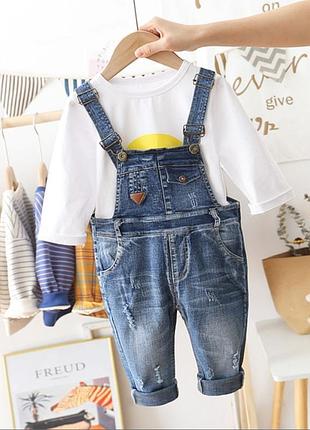 Джинсовый комбинезон