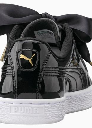 Нові!кросівки puma basket!натур. лак. шкіра, 2п. шнурків! 26,7 ст2 фото