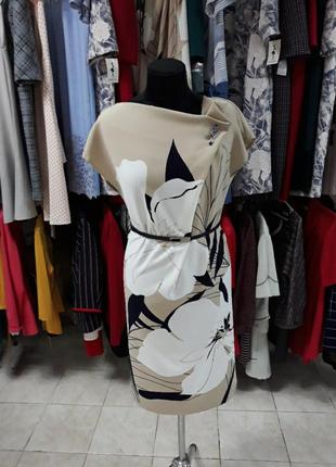 Платье с крупным принтом