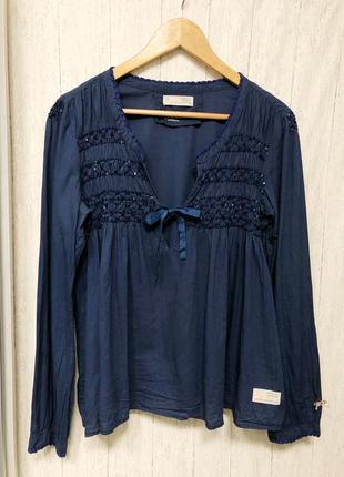 Odd molly блузка вишиванка з паєтками і вишивкою в стилі бохо блуза бебі дол
