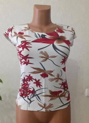 !! распродажа!!💕футболка с цветочным принтом💕