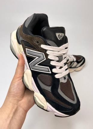 New Balance 997 suede low-top trainers Blu brown black