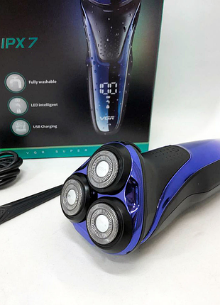 Електробритва vgr v-306 акумуля брит для стриж волосся, маш для стрижки бороді артикул: ws62688