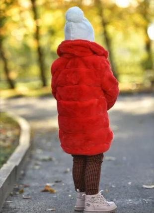 Куртка-шубка для дівчинки 4років2 фото