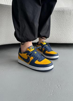 Кроссовки nike terminator low blue/yellow7 фото