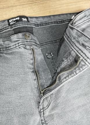 Мужские джинсовые шорты свечного цвета, размер 364 фото