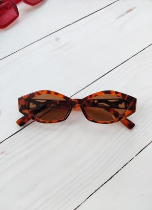 Леопардові вінтажні окуляри