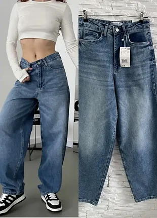 Женские джинсы багги скейтеры