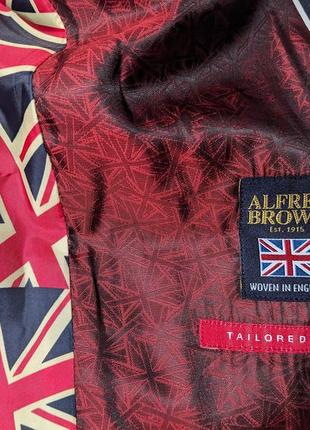 Брендовый мужской шерстяной костюм next alfred brown wool suit, англия размер l (52)7 фото