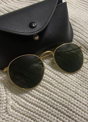 Солнцезащитные очки ray-ban dark green