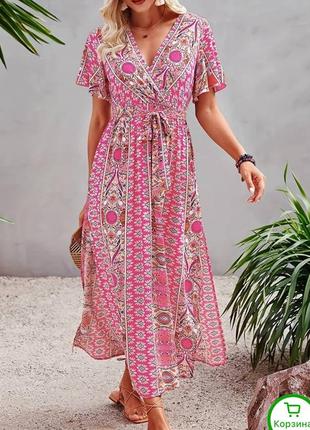 Платье shein вискоза (без пояса)