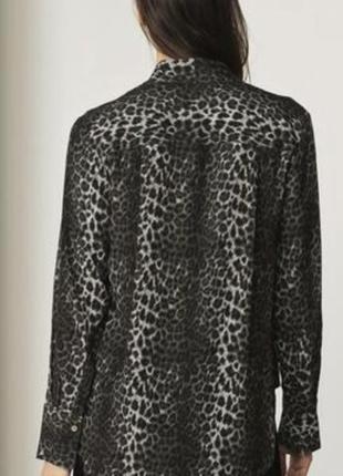 Изысканная вискозная блузка с удлиненной спинкой люкс бренда из данных by malene birger2 фото