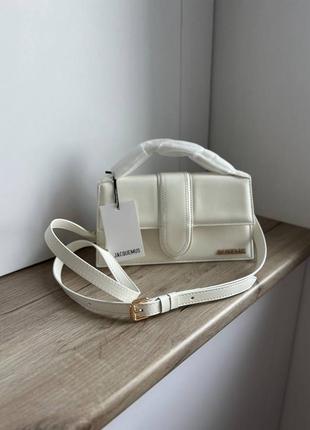 Сумка женская jacquemus le grand bambino white