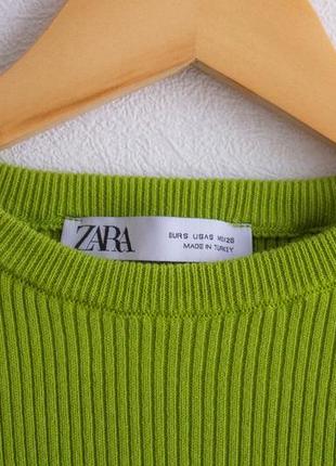 Топ трикотажный фисташковый zara7 фото